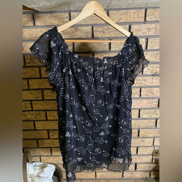 ‎Ab studio sheer top - Picture 3 of 5